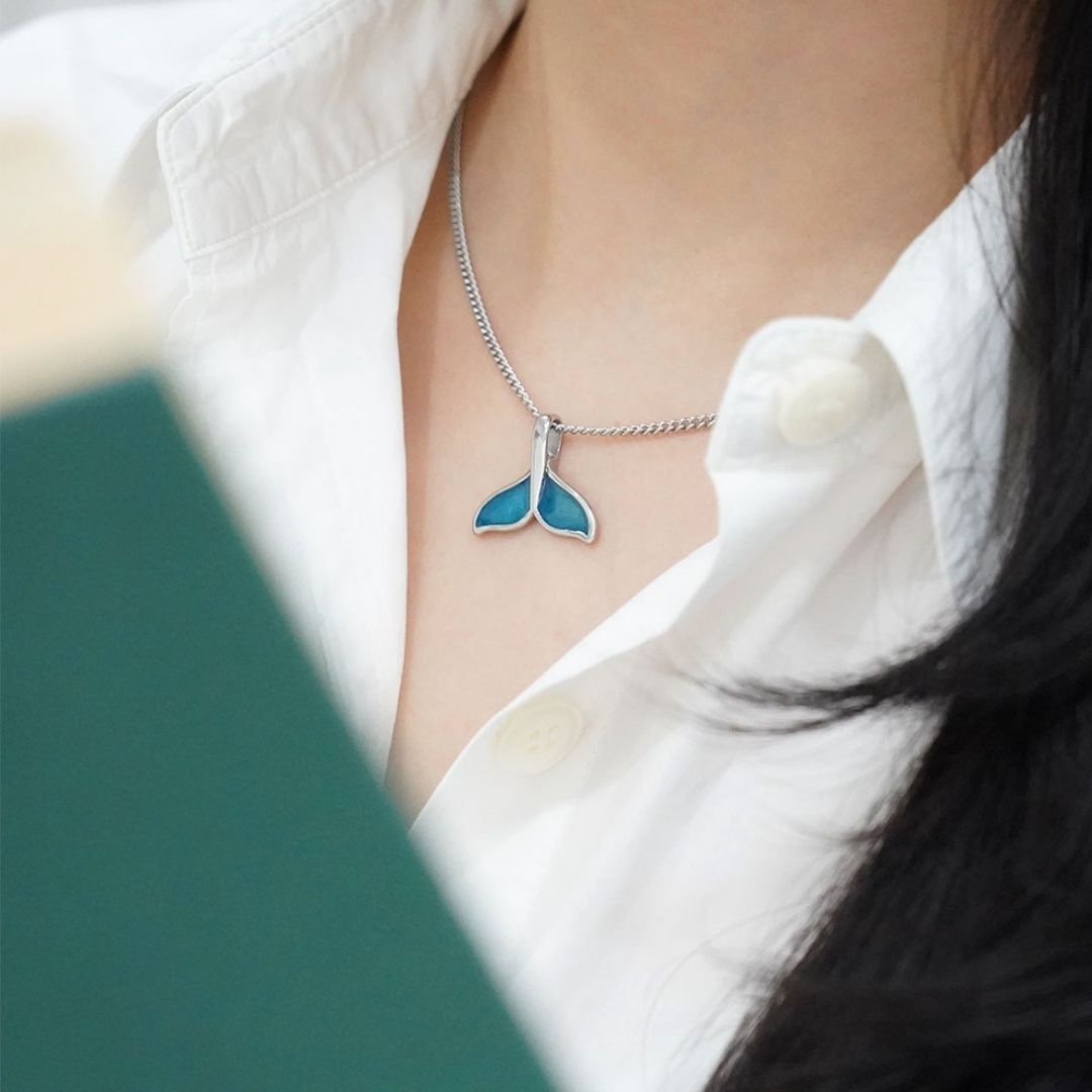 Dolphin tail online pendant