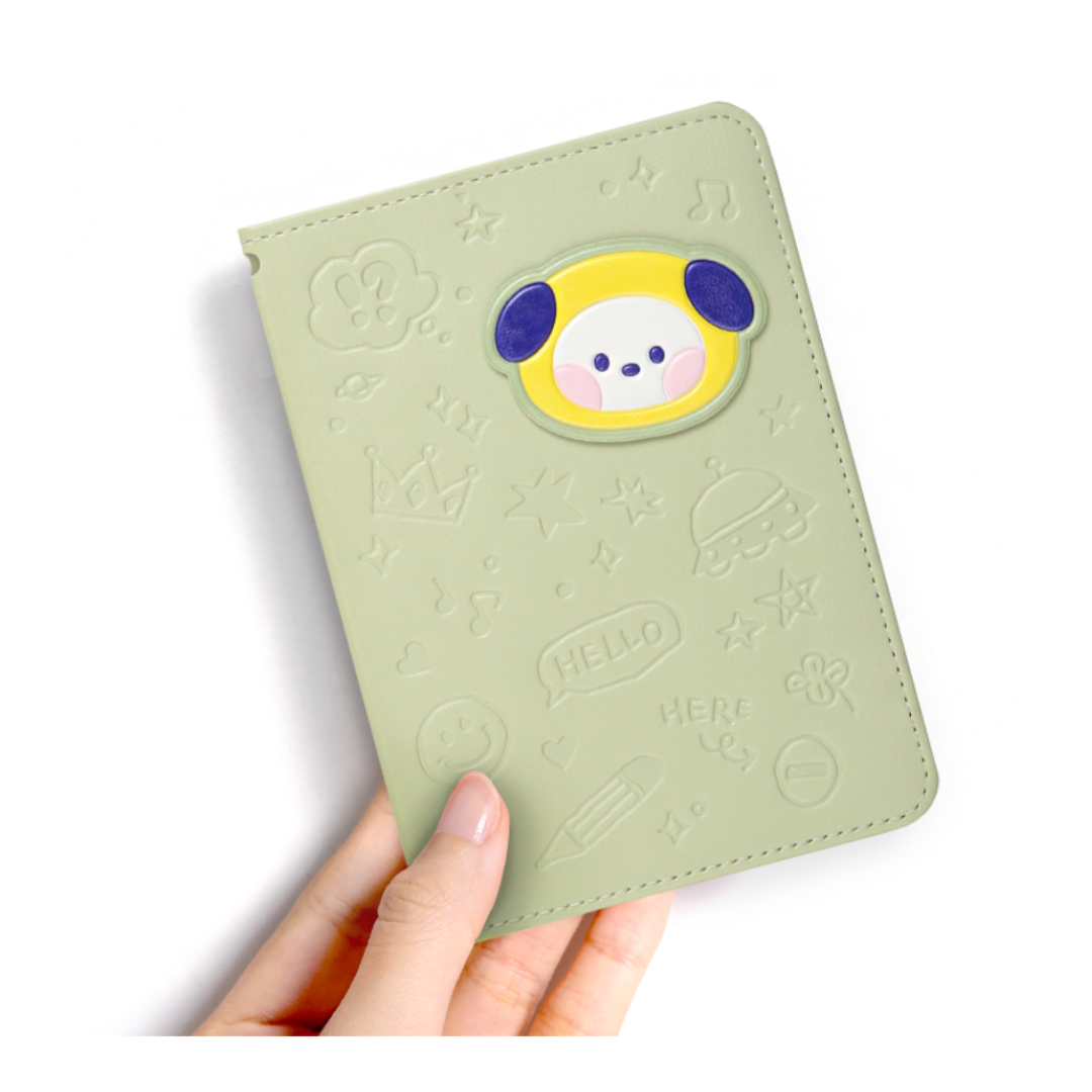 BT21 MININI LEATHER PATCH PASSPORT COVER