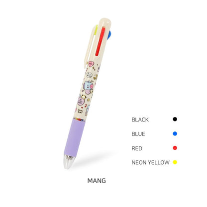 BT21 4 COLOR BALL PEN LITTLE BUDDY