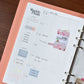 PLEPIC A5 6-ring Planner Refill (Monthly,Weekly)