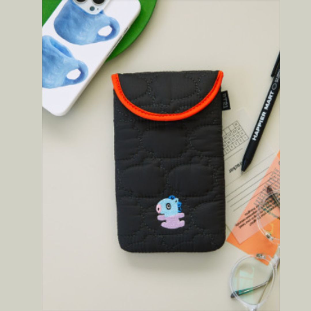 BT21 Winter Quilted Multi Pouch