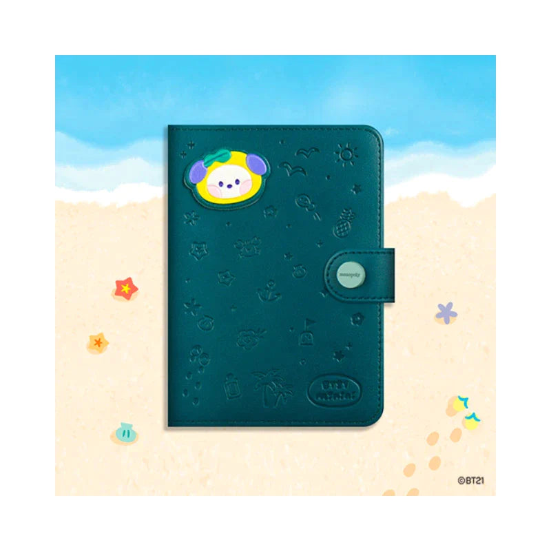 BT21 [minini] Leather Patch Passport Cover (Vacation)