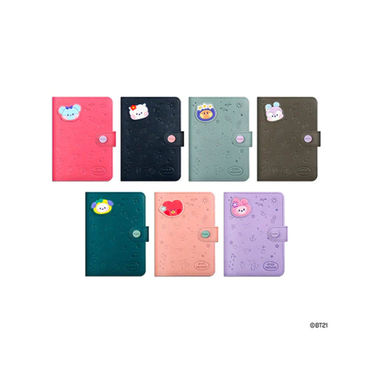 BT21 [minini] Leather Patch Passport Cover (Vacation)