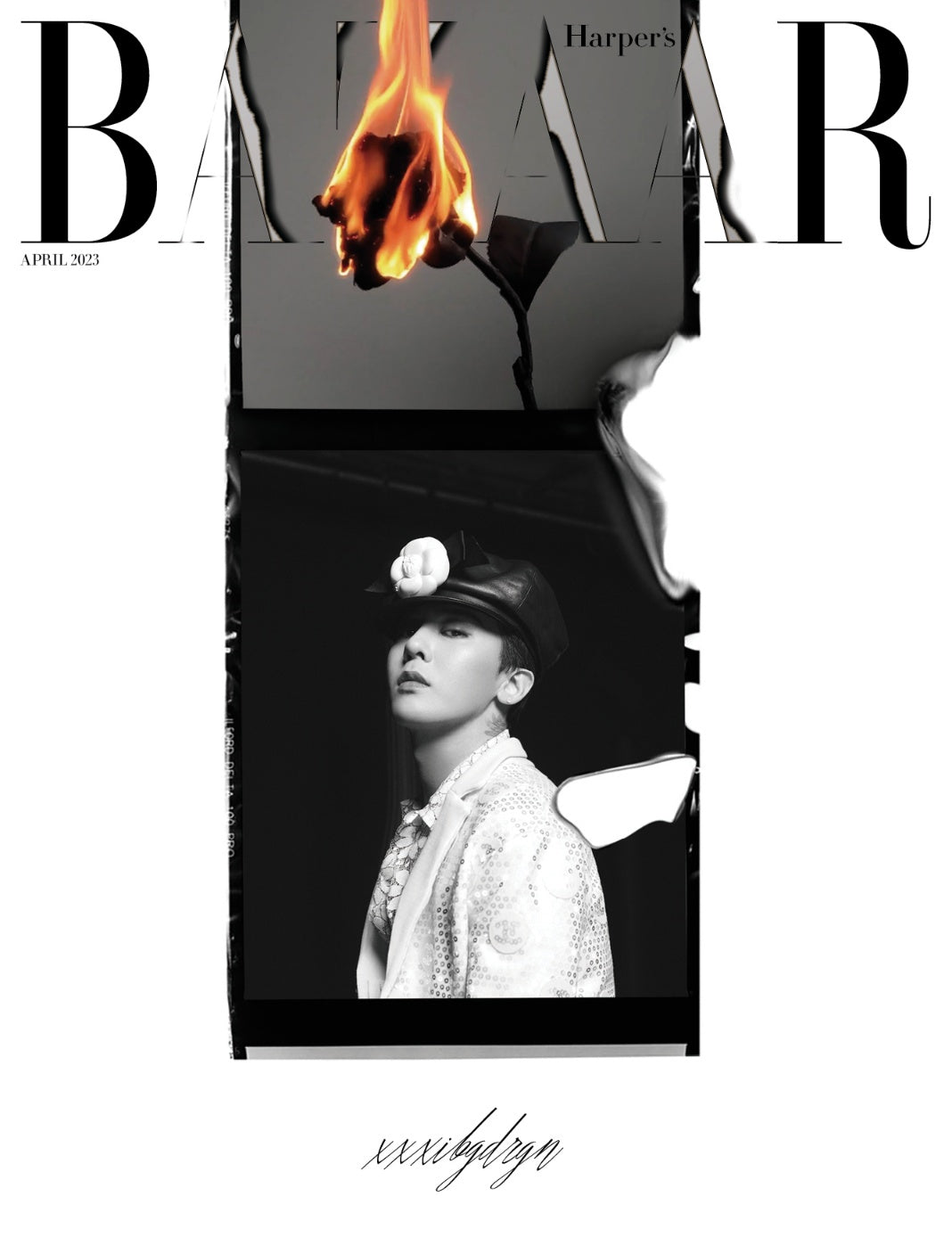 G-DRAGON COVER BAZAAR MAGAZINE 2023 APRIL ISSUE