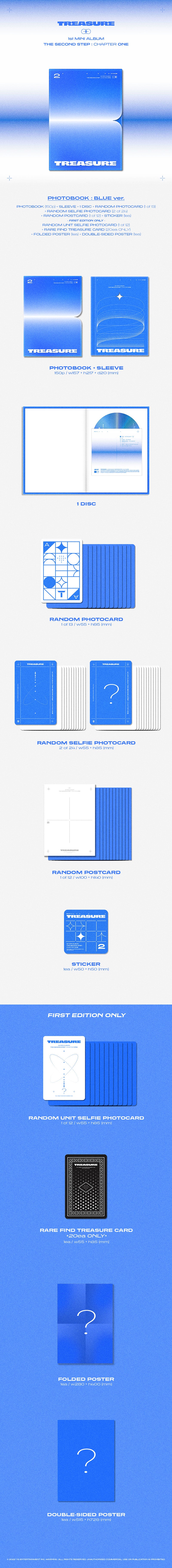 TREASURE - 1ST MINI ALBUM THE SECOND STEP CHAPTER ONE (PHOTOBOOK VER.)