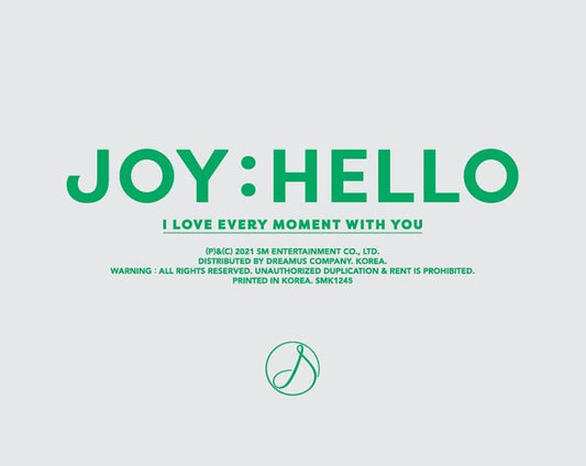 Apple Music RED VELVET JOY - SPECIAL ALBUM [HELLO]