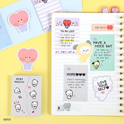 BT21 [minini] Sticky Memo