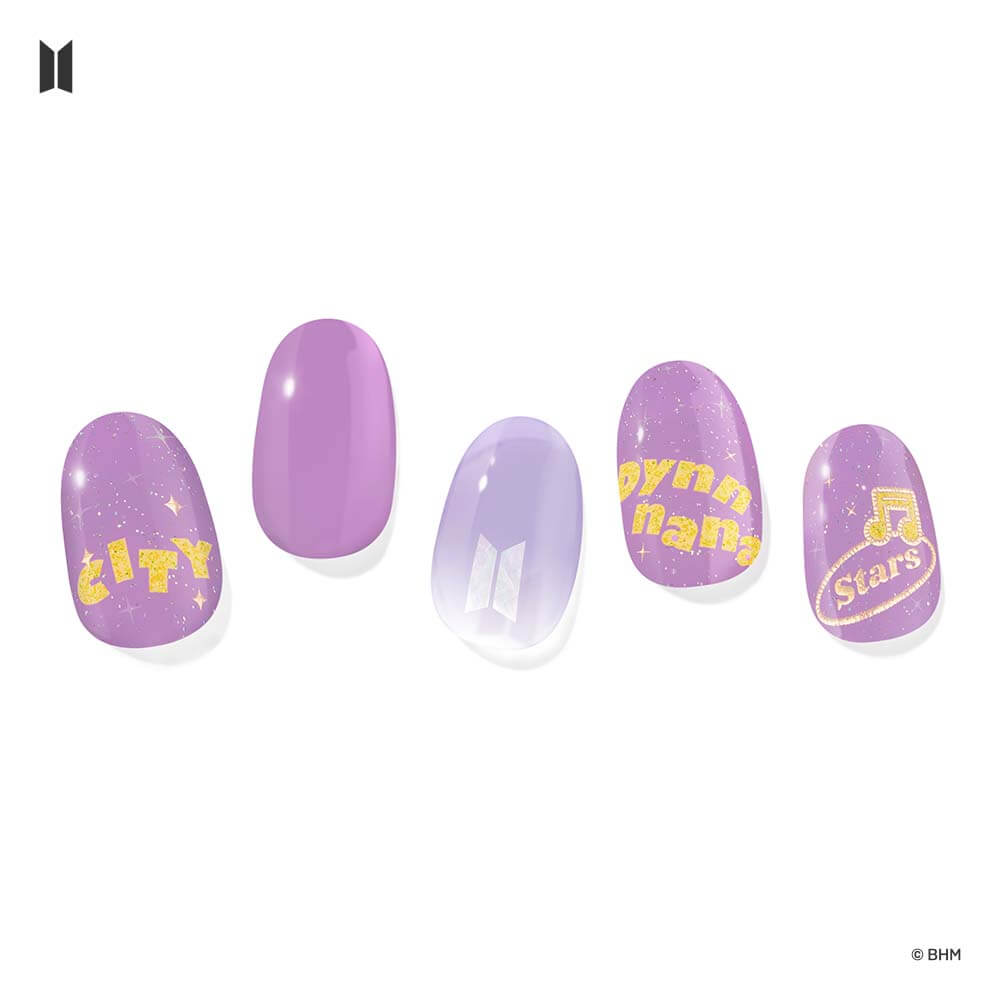 BTS x Gelato Factory Jellymix Nail Purple City (DISCO Edition)