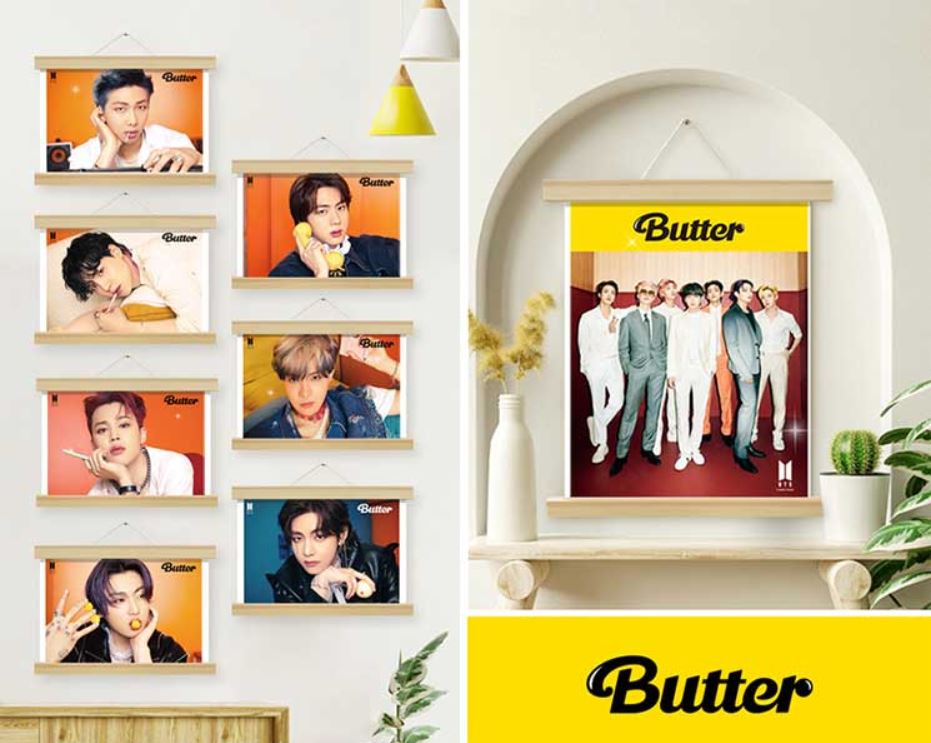 BTS Butter DIY CUBIC PAINTING HANGING POSTER