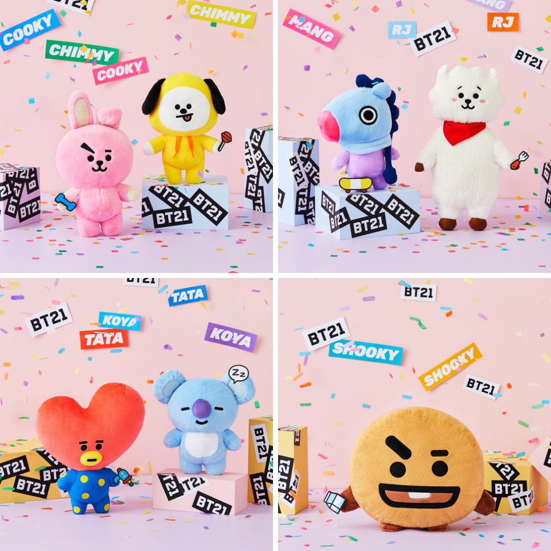 BT21 CHIMMY STANDING DOLL (MEDIUM)