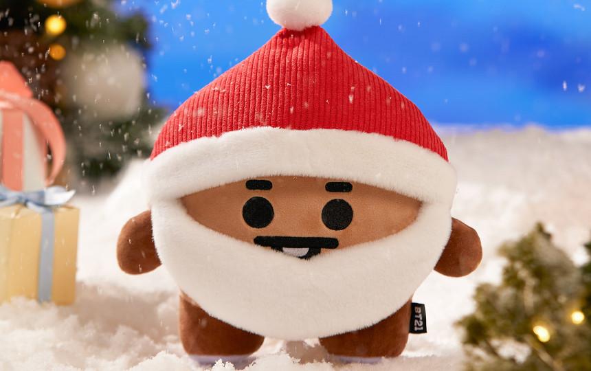 LINE FRIENDS MINI DOLL / SHOOKY BT21 BABY HOLIDAY EDITION
