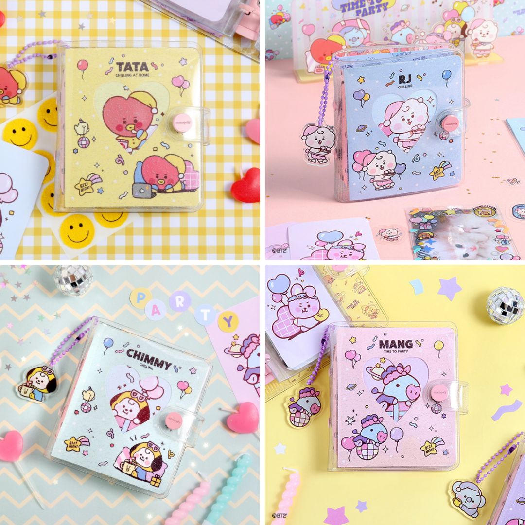 MONOPOLY BT21 BABY BINDER COLLECT BOOK PARTY
