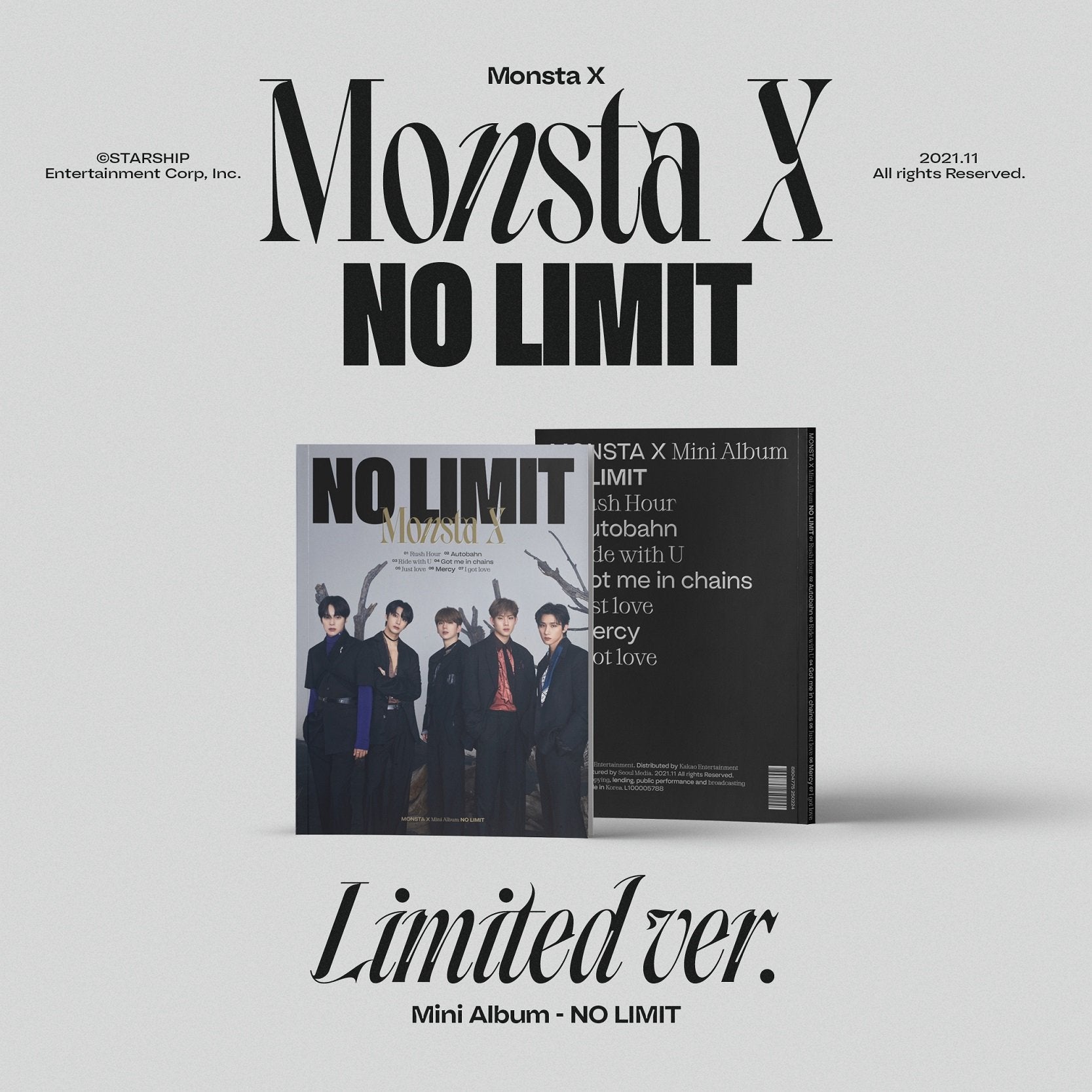 [PR] Apple Music MONSTA X - 10TH MINI ALBUM NO LIMIT (LIMITED VER.)