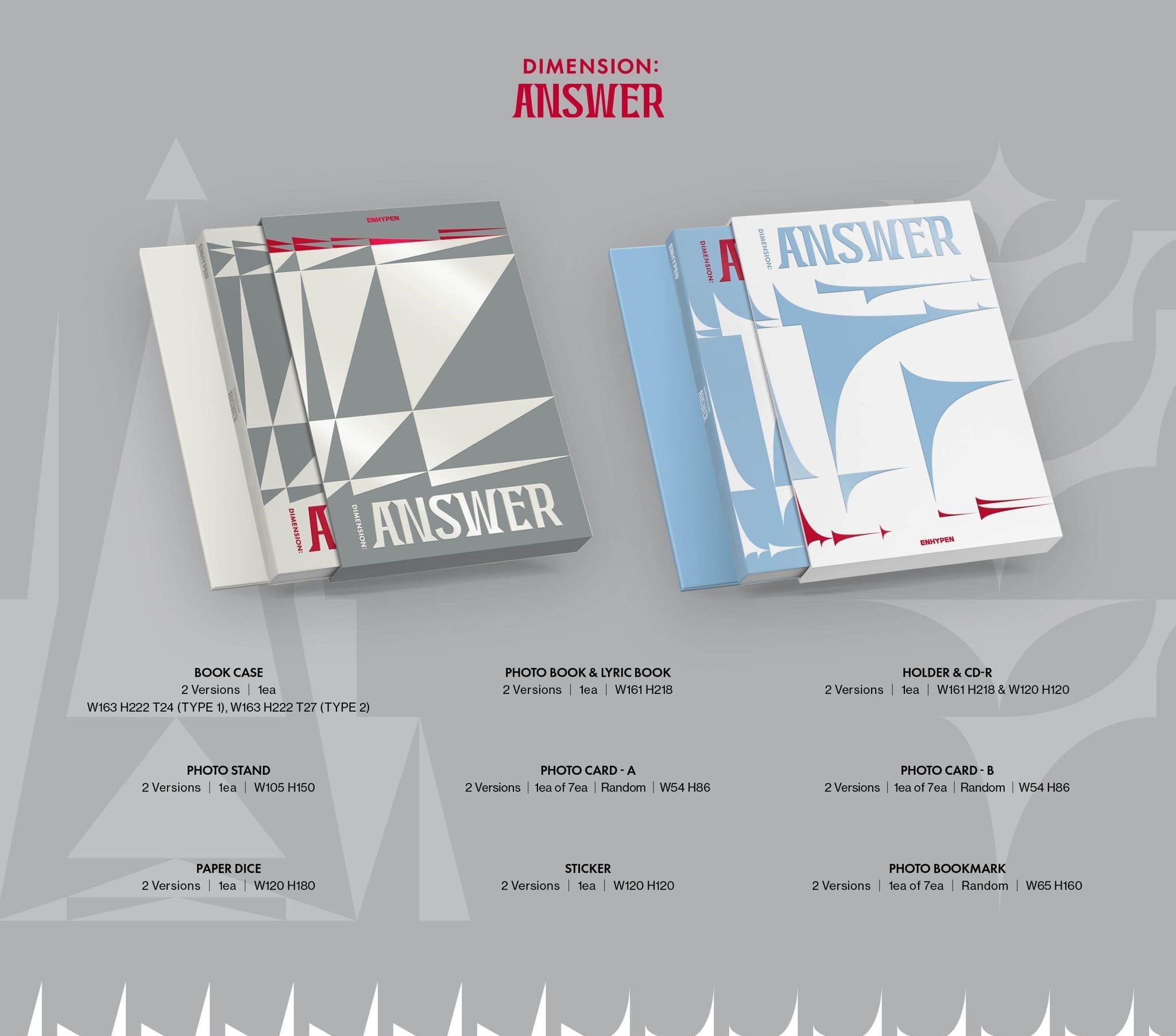 ENHYPEN-REPACKAGE ALBUM DIMENSION : ANSWER – KStory España
