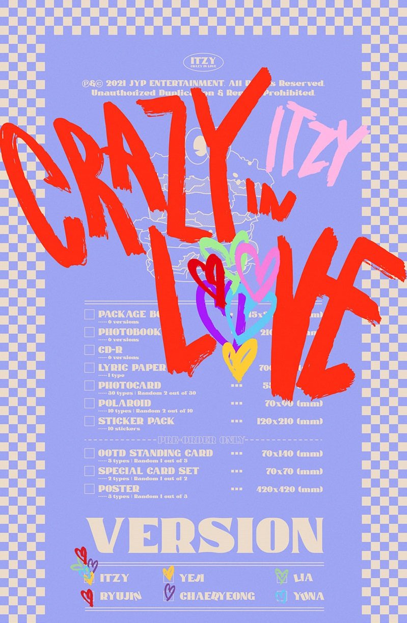 ITZY - THE 1ST ALBUM CRAZY IN LOVE