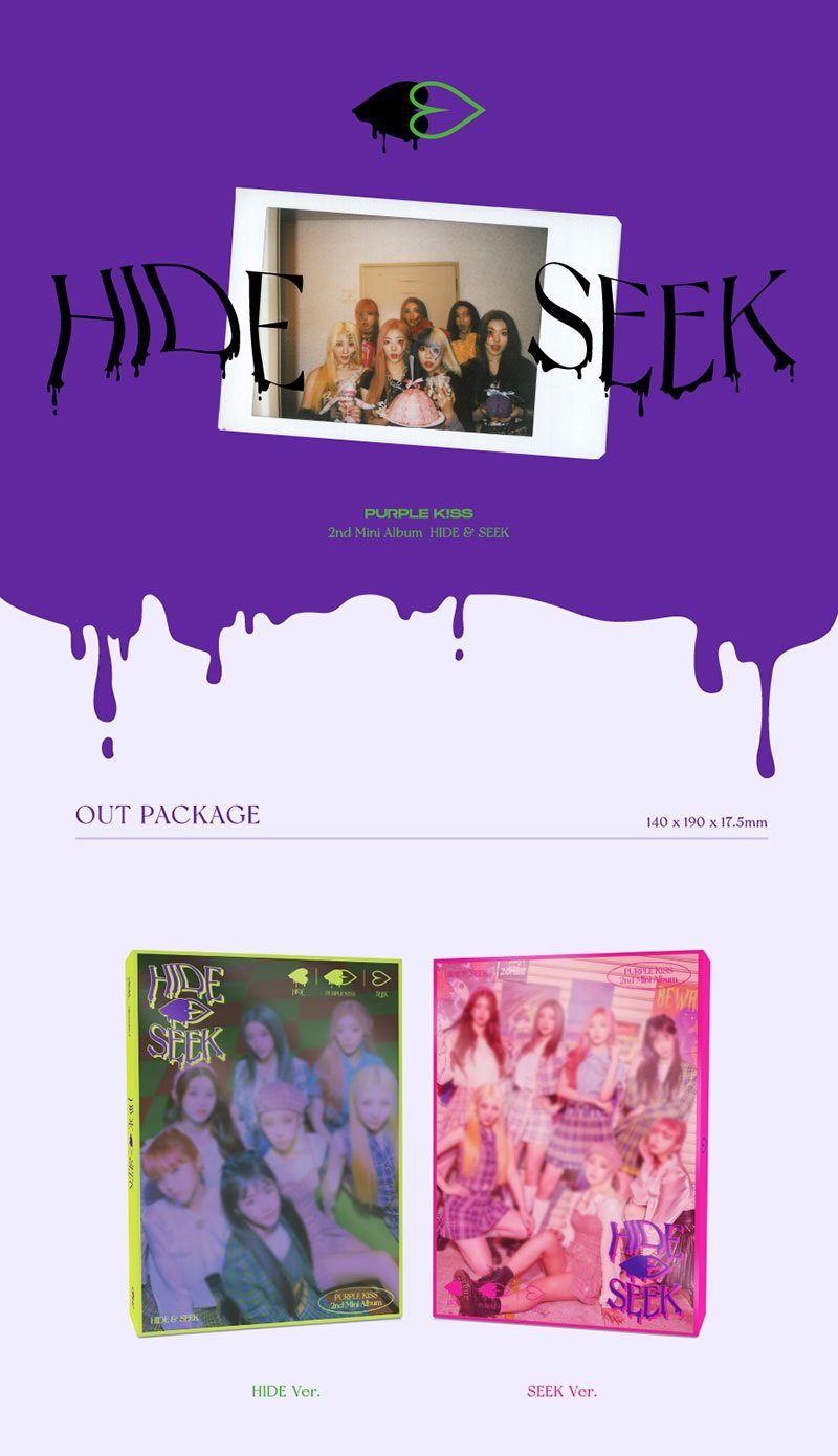 PURPLE KISS - 2ND MINI ALBUM HIDE AND SEEK