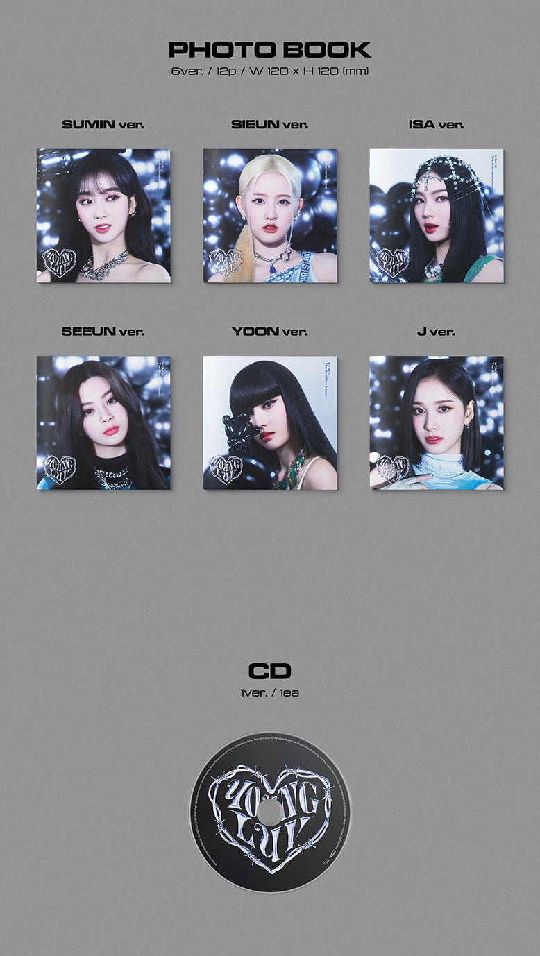 STAYC - 2ND MINI ALBUM YOUNG-LUV.COM JEWEL CASE VER.(Option Member)