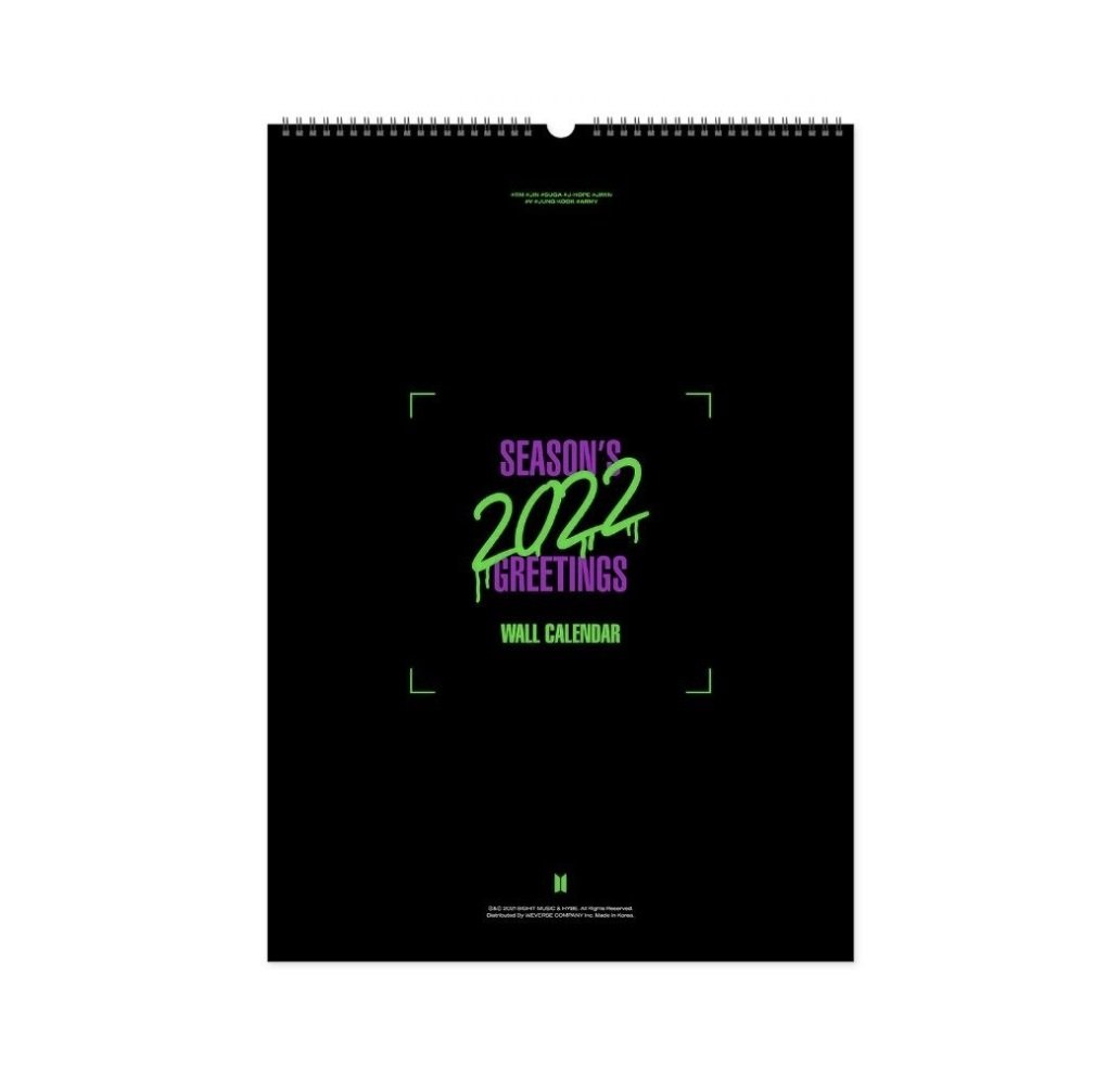 [PR] Weverse Shop BTS - 2022 SEASON'S GREETINGS & WALL CALENDAR