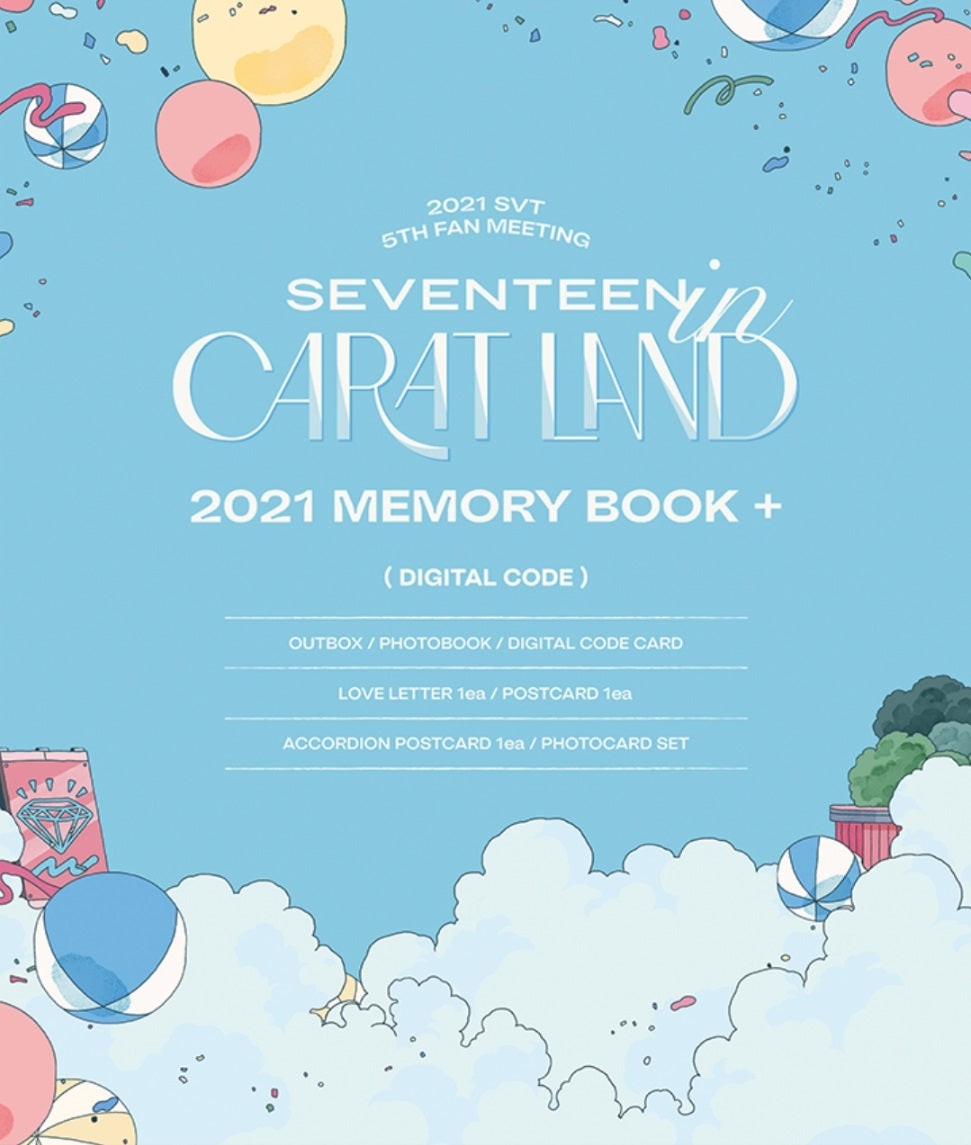 SEVENTEEN - 2021 MEMORY BOOK+ SEVENTEEN IN CARAT LAND