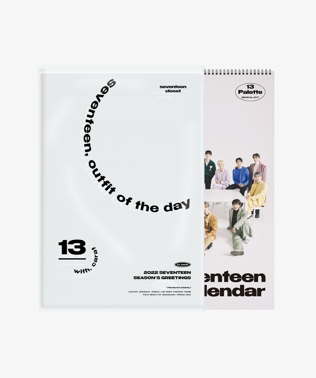 [PR] Weverse Shop SEVENTEEN - 2022 SEASON'S GREETINGS & WALL CALENDAR OUTFIT OF THE DAY