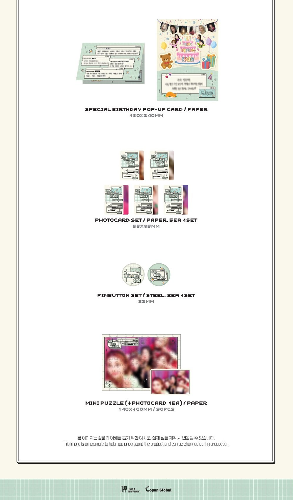 ITZY- APRIL LIMITED MONTHLY KIT [NO BAD DAYS : BLOOM  IT!]